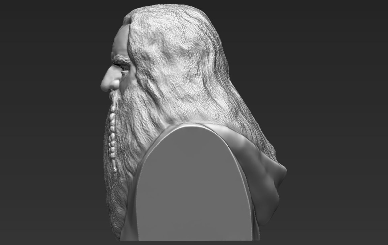 Gimli Lord of the Rings bust full color 3D printing ready 3D Print 231093