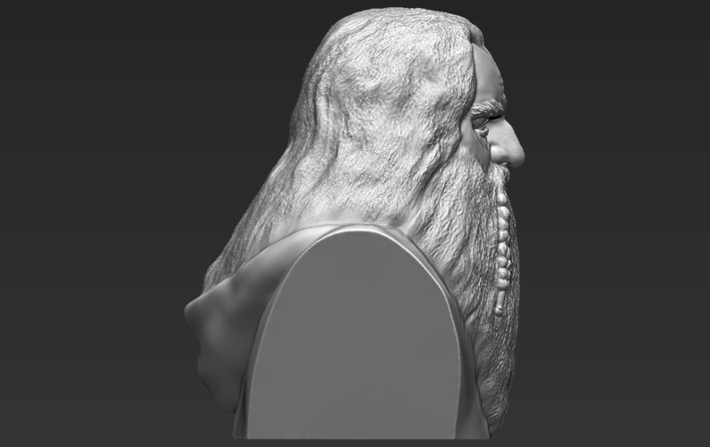 Gimli Lord of the Rings bust full color 3D printing ready 3D Print 231094