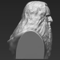 Gimli Lord of the Rings bust full color 3D printing ready - Thumbnail 18