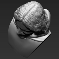 Aragorn bust Lord of the Rings 3D printing ready stl obj - Thumbnail 9