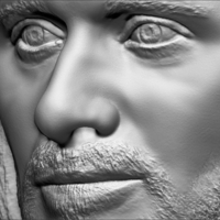Aragorn bust Lord of the Rings 3D printing ready stl obj - Thumbnail 13