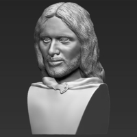 Aragorn bust Lord of the Rings for full color 3D printing - Thumbnail 13