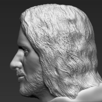 Aragorn bust Lord of the Rings for full color 3D printing - Thumbnail 19
