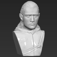 Legolas bust Lord of the Rings 3D printing ready stl obj - Thumbnail 10