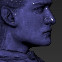 Legolas bust Lord of the Rings 3D printing ready stl obj - Thumbnail 19