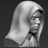 Anakin Skywalker Star Wars bust 3D printing ready stl obj - Thumbnail 3