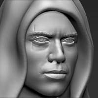 Anakin Skywalker Star Wars bust 3D printing ready stl obj - Thumbnail 5