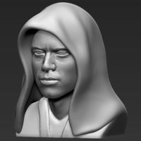 Anakin Skywalker Star Wars bust 3D printing ready stl obj - Thumbnail 13