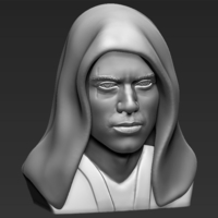 Anakin Skywalker Star Wars bust 3D printing ready stl obj - Thumbnail 14