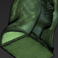 Anakin Skywalker Star Wars bust 3D printing ready stl obj - Thumbnail 17