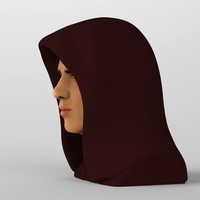 Anakin Skywalker Star Wars bust ready for full color 3D printing - Thumbnail 8