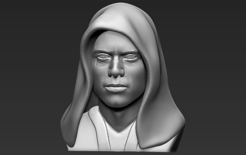 Anakin Skywalker Star Wars bust ready for full color 3D printing 3D Print 231211