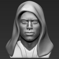 Anakin Skywalker Star Wars bust ready for full color 3D printing - Thumbnail 15