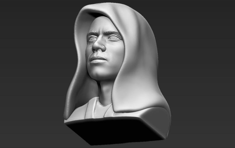 Anakin Skywalker Star Wars bust ready for full color 3D printing 3D Print 231216