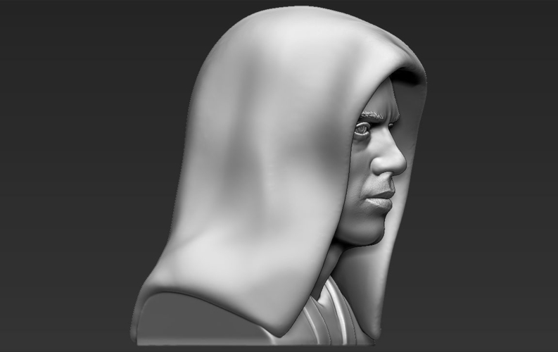 Anakin Skywalker Star Wars bust ready for full color 3D printing 3D Print 231218