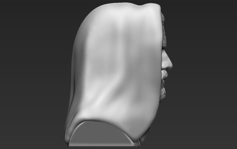 Obi Wan Kenobi Star Wars bust 3D printing ready stl obj 3D Print 231230