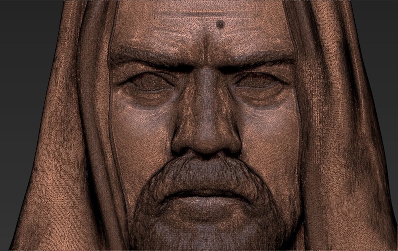 Obi Wan Kenobi Star Wars bust 3D printing ready stl obj 3D Print 231237