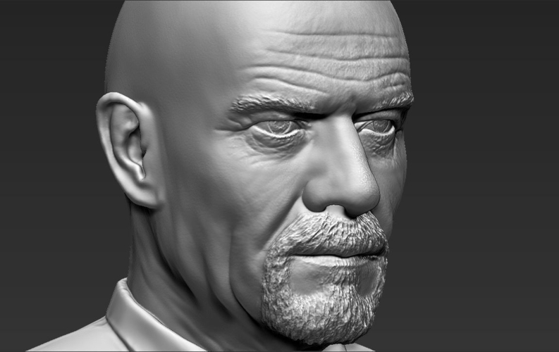 Walter White Breaking Bad bust 3D printing ready stl obj 3D Print 231271