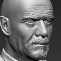 Walter White Breaking Bad bust 3D printing ready stl obj - Thumbnail 9