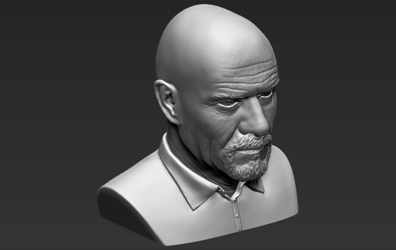 Walter White Breaking Bad bust 3D printing ready stl obj 3D Print 231274