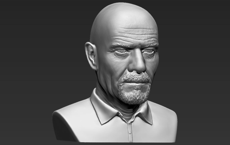 Walter White Breaking Bad bust ready for full color 3D printing 3D Print 231299