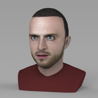 Jesse Pinkman Breaking Bad bust ready for full color 3D printing - Thumbnail 2