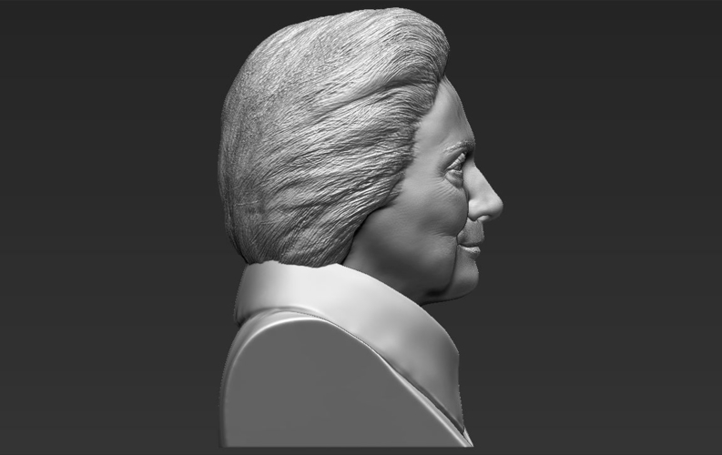 Hillary Clinton bust 3D printing ready stl obj 3D Print 231364