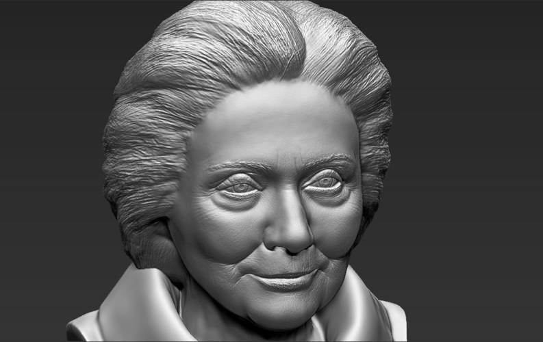 Hillary Clinton bust 3D printing ready stl obj 3D Print 231368