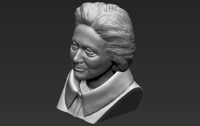 Hillary Clinton bust 3D printing ready stl obj 3D Print 231369