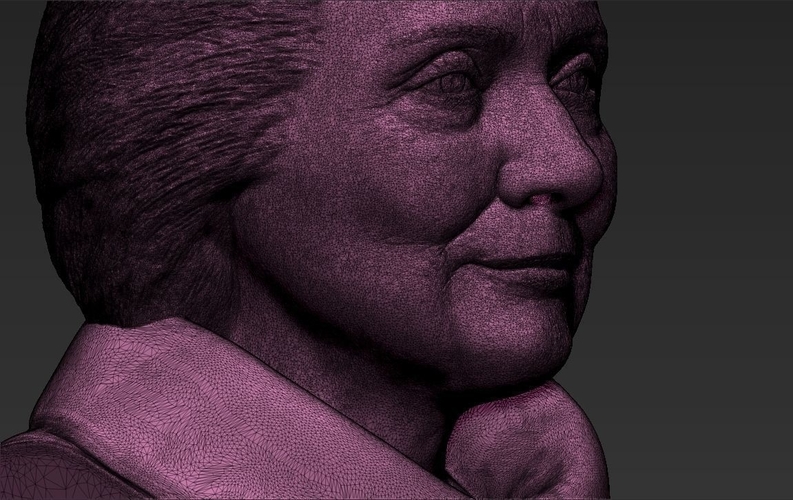 Hillary Clinton bust 3D printing ready stl obj 3D Print 231373
