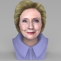 Small Hillary Clinton bust ready for full color 3D printing 3D Printing 231374