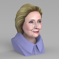 Hillary Clinton bust ready for full color 3D printing - Thumbnail 8
