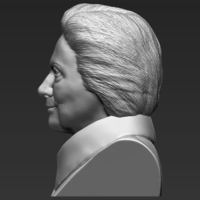 Hillary Clinton bust ready for full color 3D printing - Thumbnail 17