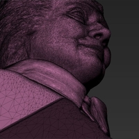 Hillary Clinton bust ready for full color 3D printing - Thumbnail 23