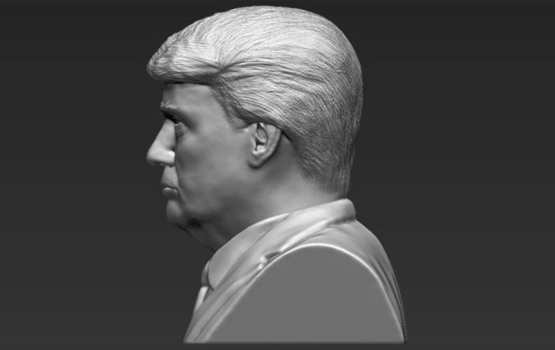 President Donald Trump bust 3D printing ready stl obj 3D Print 231404