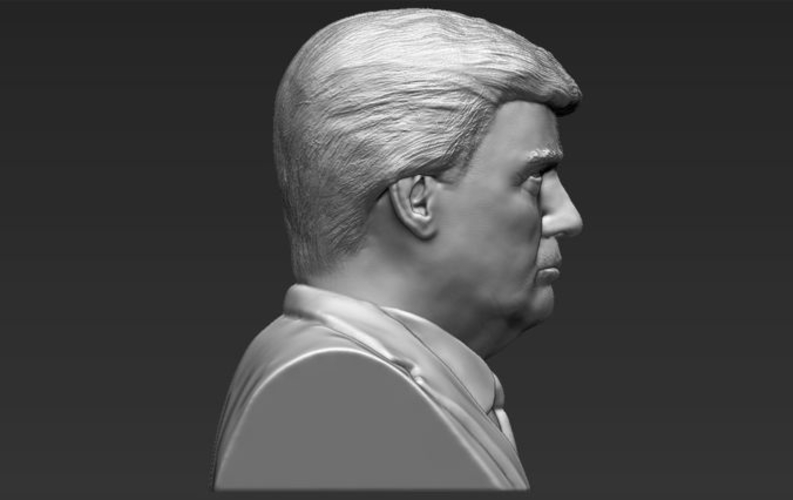President Donald Trump bust ready for full color 3D printing 3D Print 231430