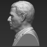 President George W Bush bust 3D printing ready stl obj - Thumbnail 5