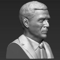 President George W Bush bust 3D printing ready stl obj - Thumbnail 7