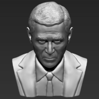 President George W Bush bust 3D printing ready stl obj - Thumbnail 10
