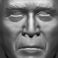 President George W Bush bust 3D printing ready stl obj - Thumbnail 11