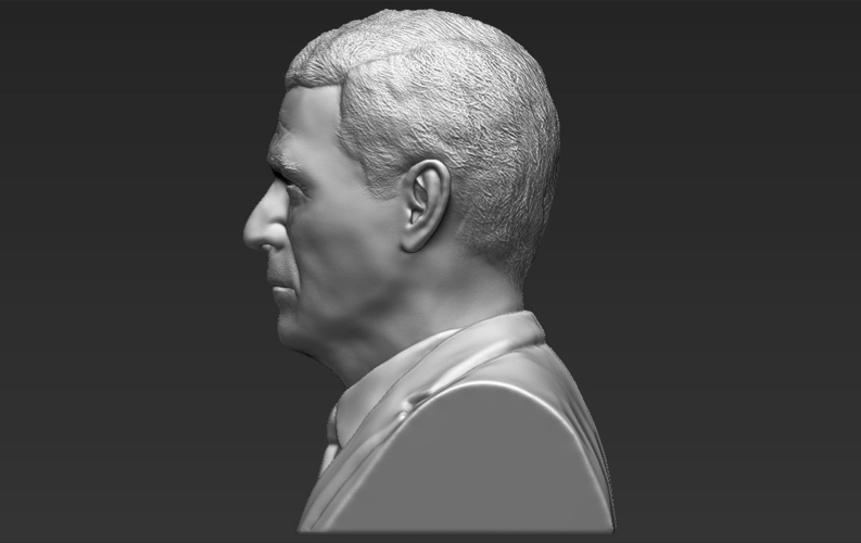 President George W Bush bust ready for full color 3D printing 3D Print 231466