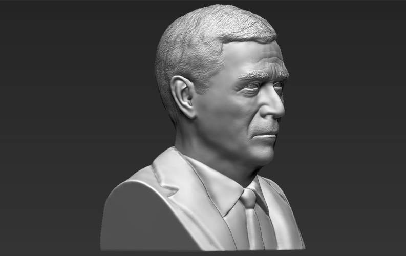 President George W Bush bust ready for full color 3D printing 3D Print 231467