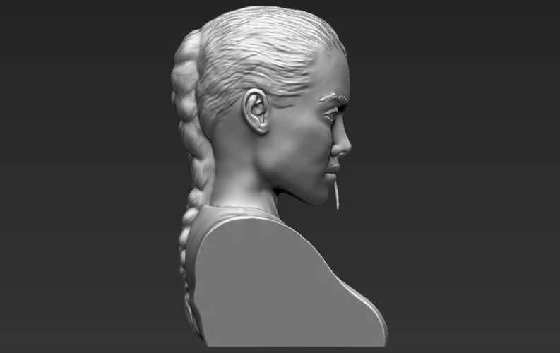 Lara Croft Angelina Jolie bust 3D printing ready stl obj 3D Print 231478