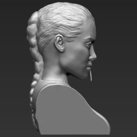 Lara Croft Angelina Jolie bust 3D printing ready stl obj - Thumbnail 6