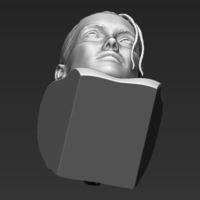 Lara Croft Angelina Jolie bust 3D printing ready stl obj - Thumbnail 13