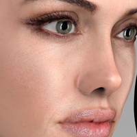 Lara Croft Angelina Jolie bust ready for full color 3D printing - Thumbnail 5