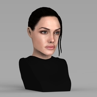 Lara Croft Angelina Jolie bust ready for full color 3D printing - Thumbnail 8