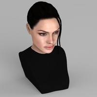 Lara Croft Angelina Jolie bust ready for full color 3D printing - Thumbnail 10
