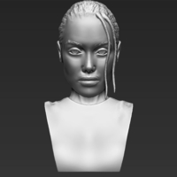 Lara Croft Angelina Jolie bust ready for full color 3D printing - Thumbnail 14