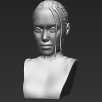 Lara Croft Angelina Jolie bust ready for full color 3D printing - Thumbnail 15